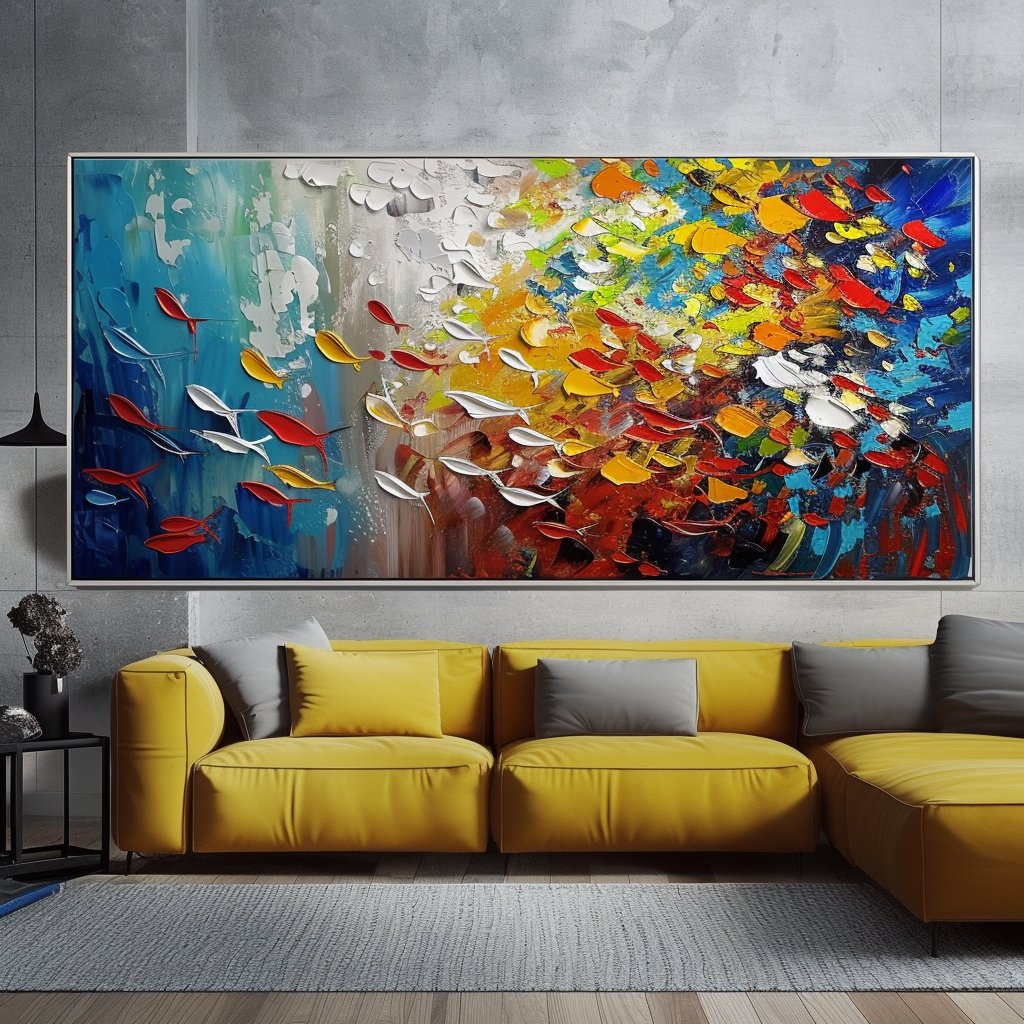 Colorful Painting "Colorful Symphony"