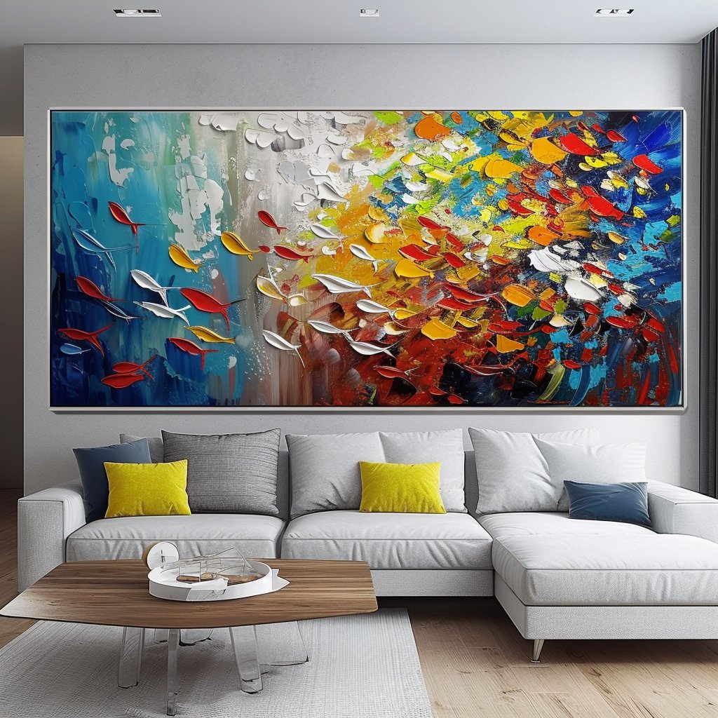 Colorful Painting "Colorful Symphony"