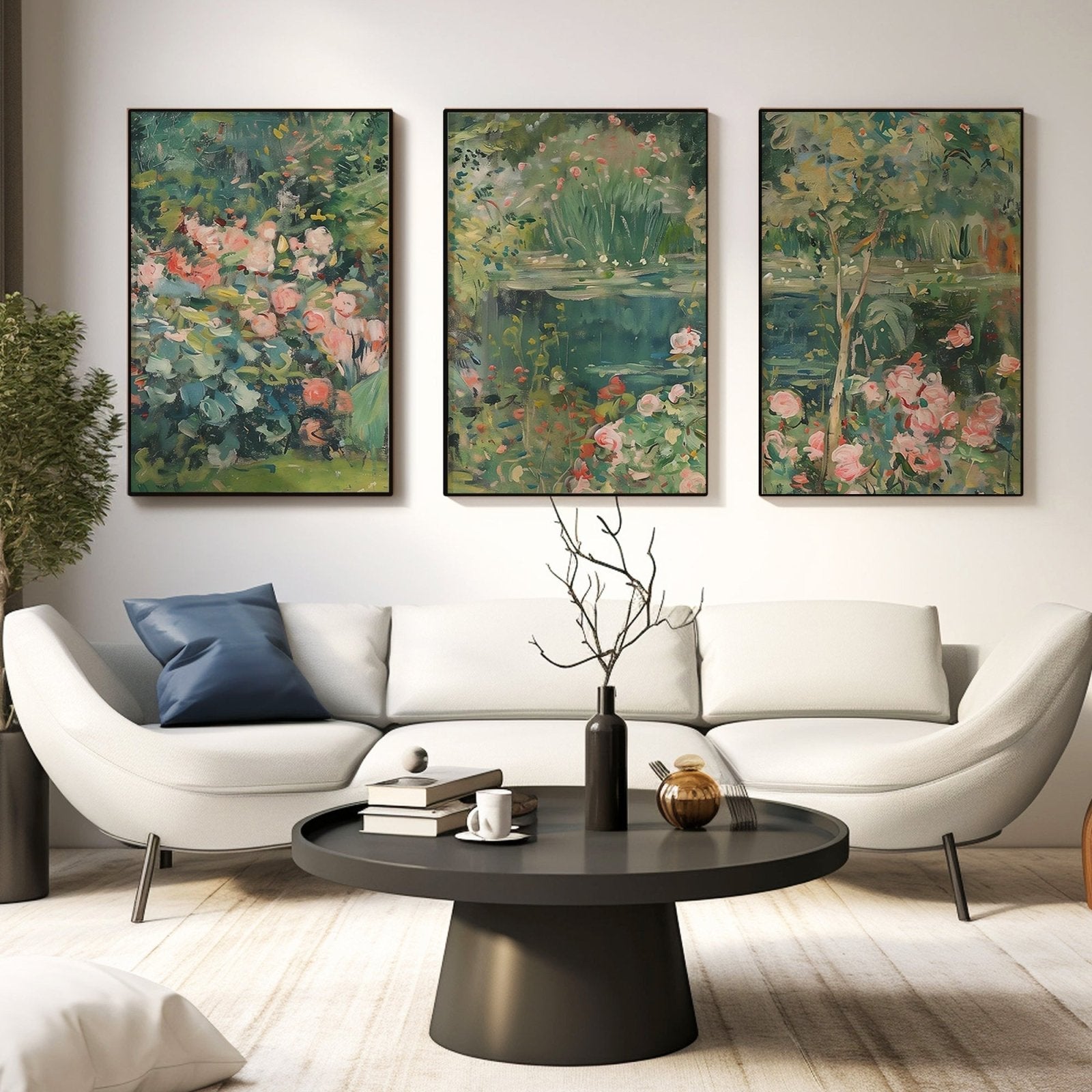 Colorful Painting "Estanque Interior"