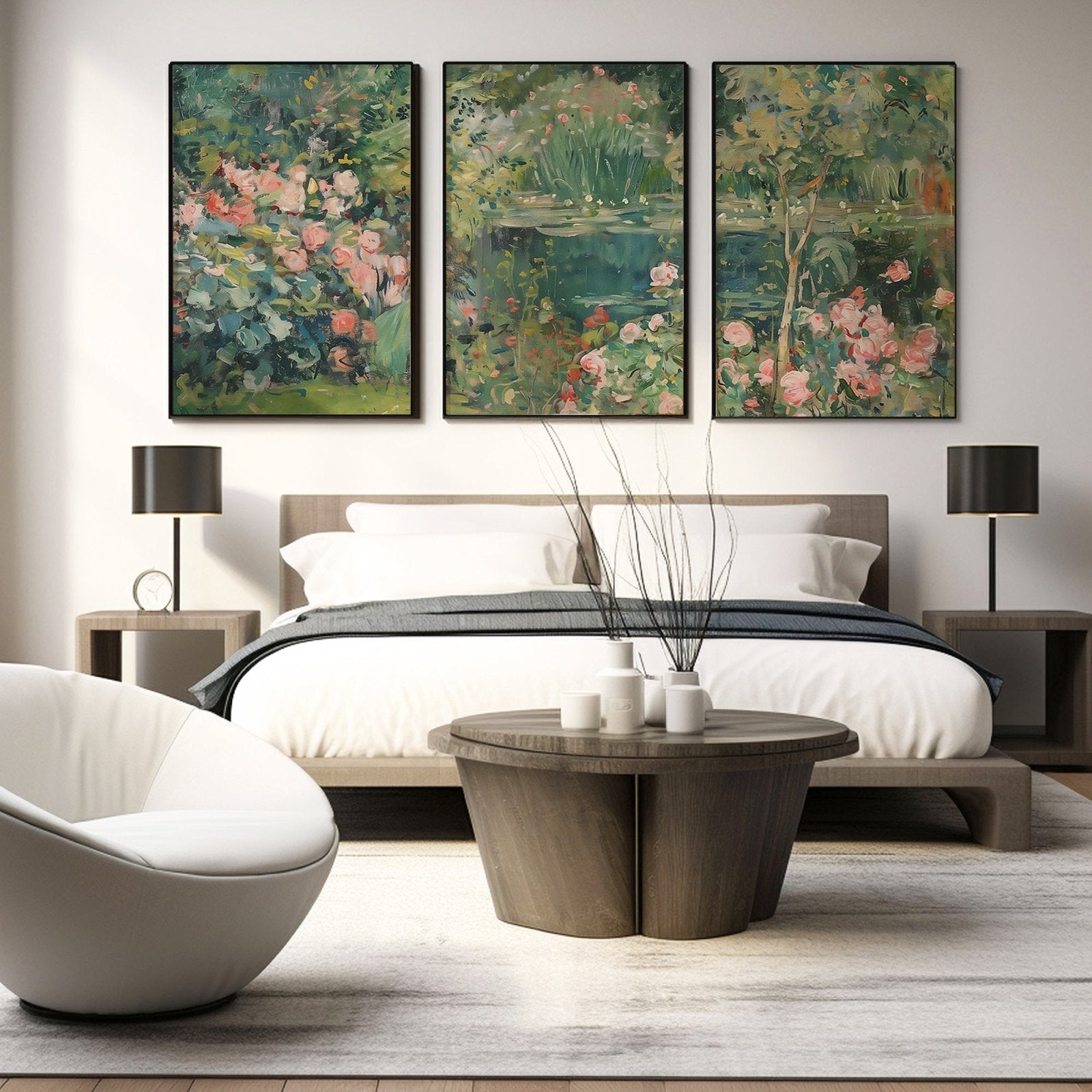 Colorful Painting "Estanque Interior"