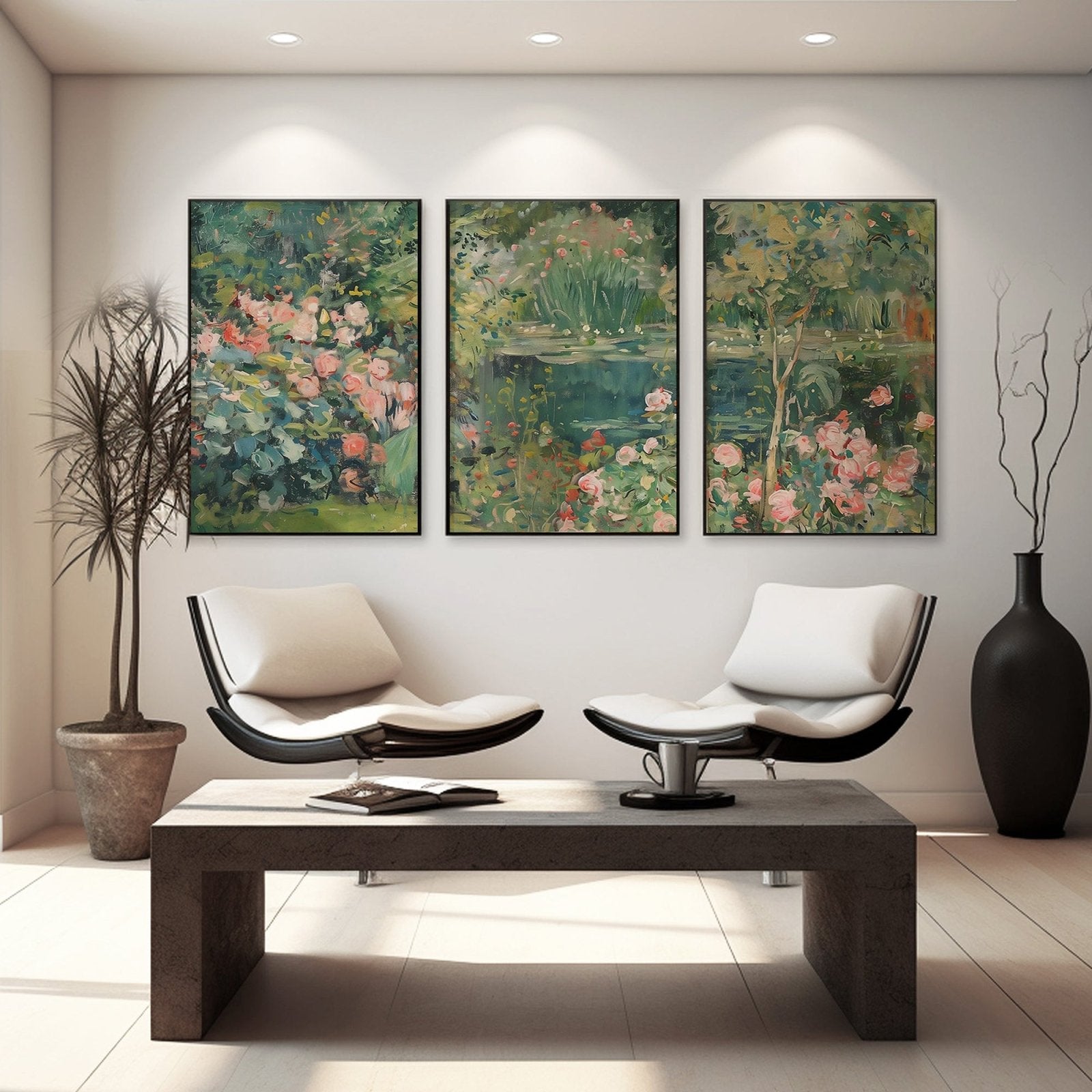 Colorful Painting "Estanque Interior"