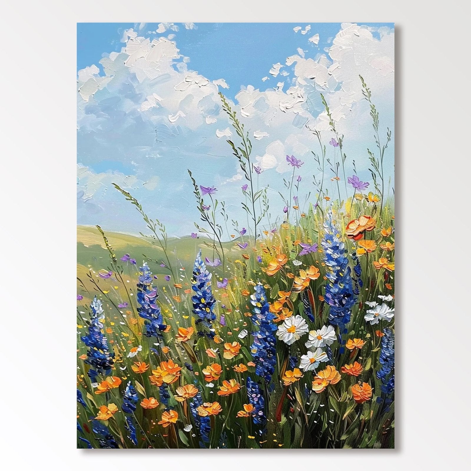 Colorful Painting "Susurros del Viento"
