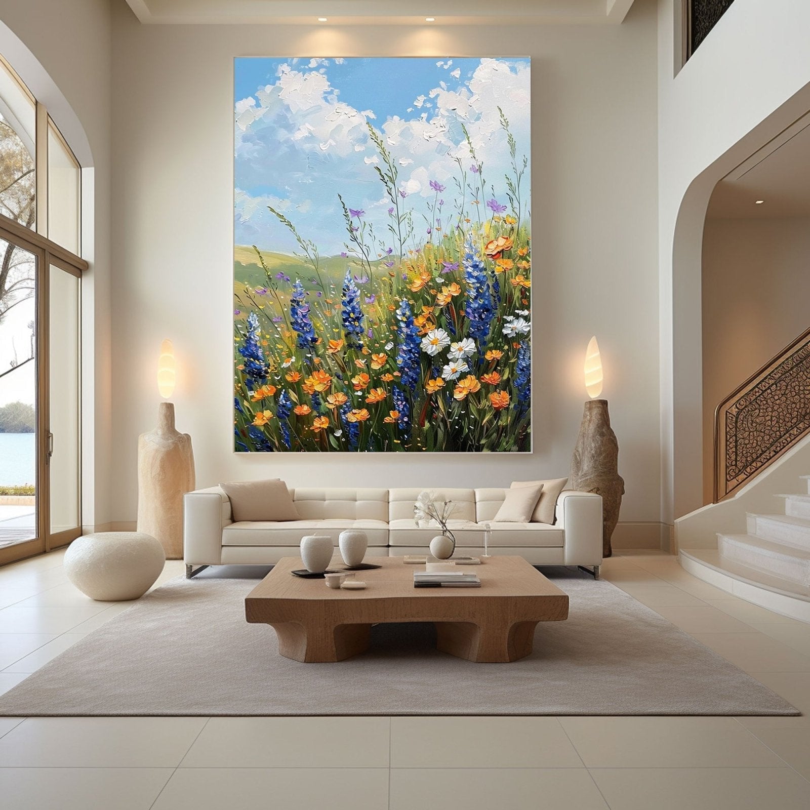 Colorful Painting "Susurros del Viento"