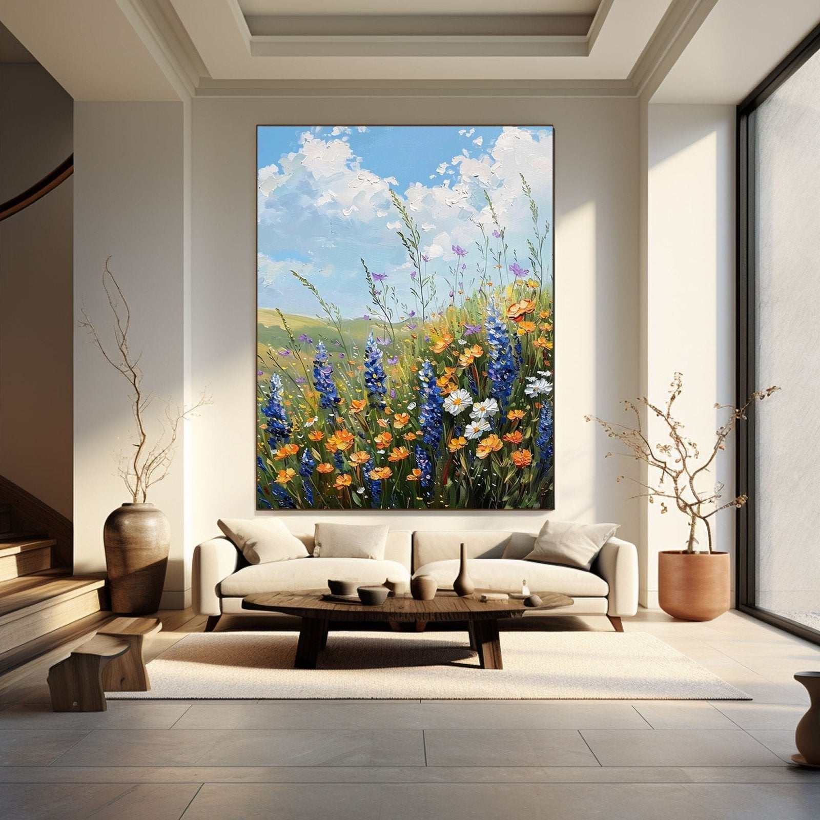 Colorful Painting "Susurros del Viento"
