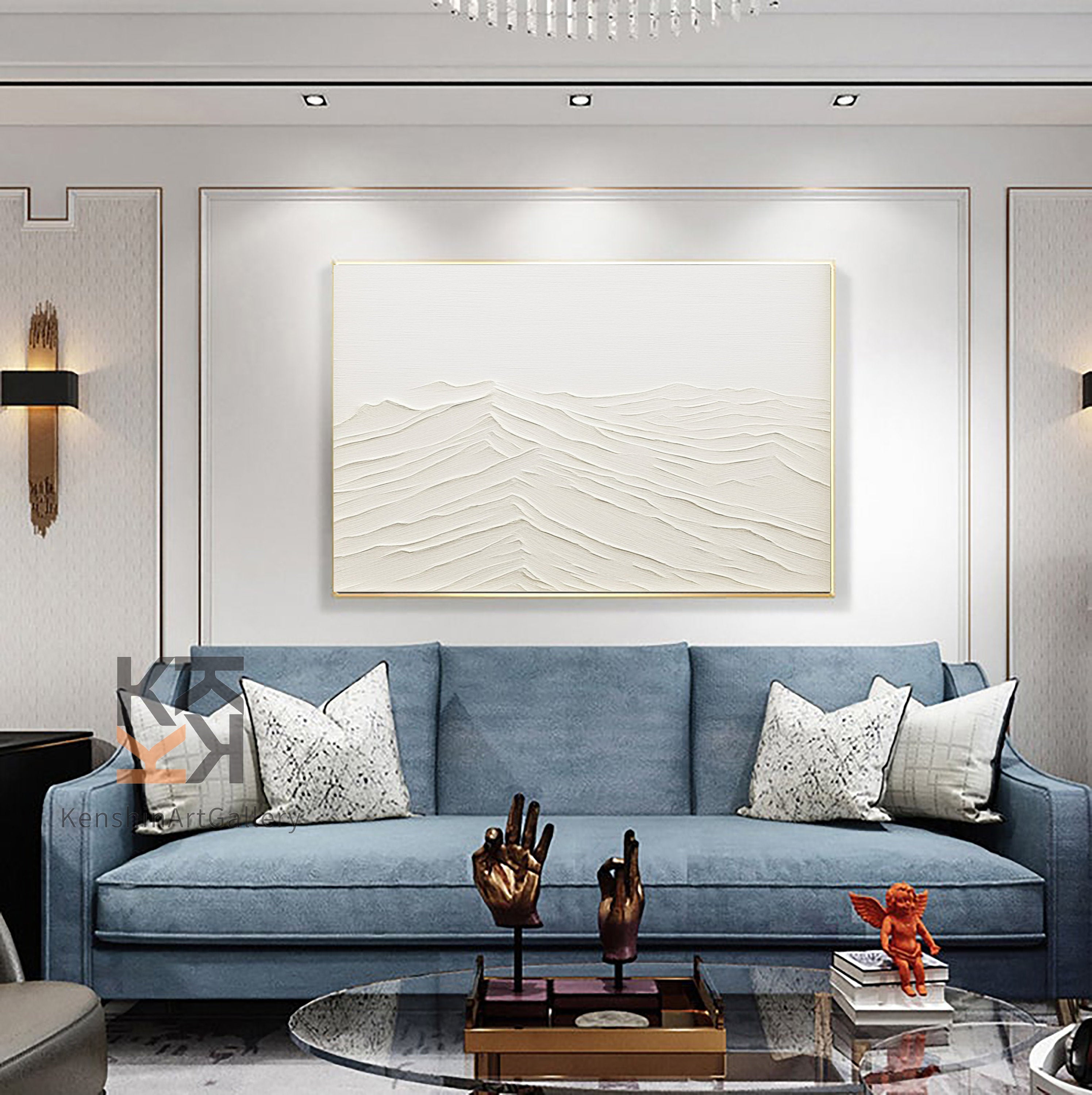 Plaster Art Minimalist Textured Painting #MM089