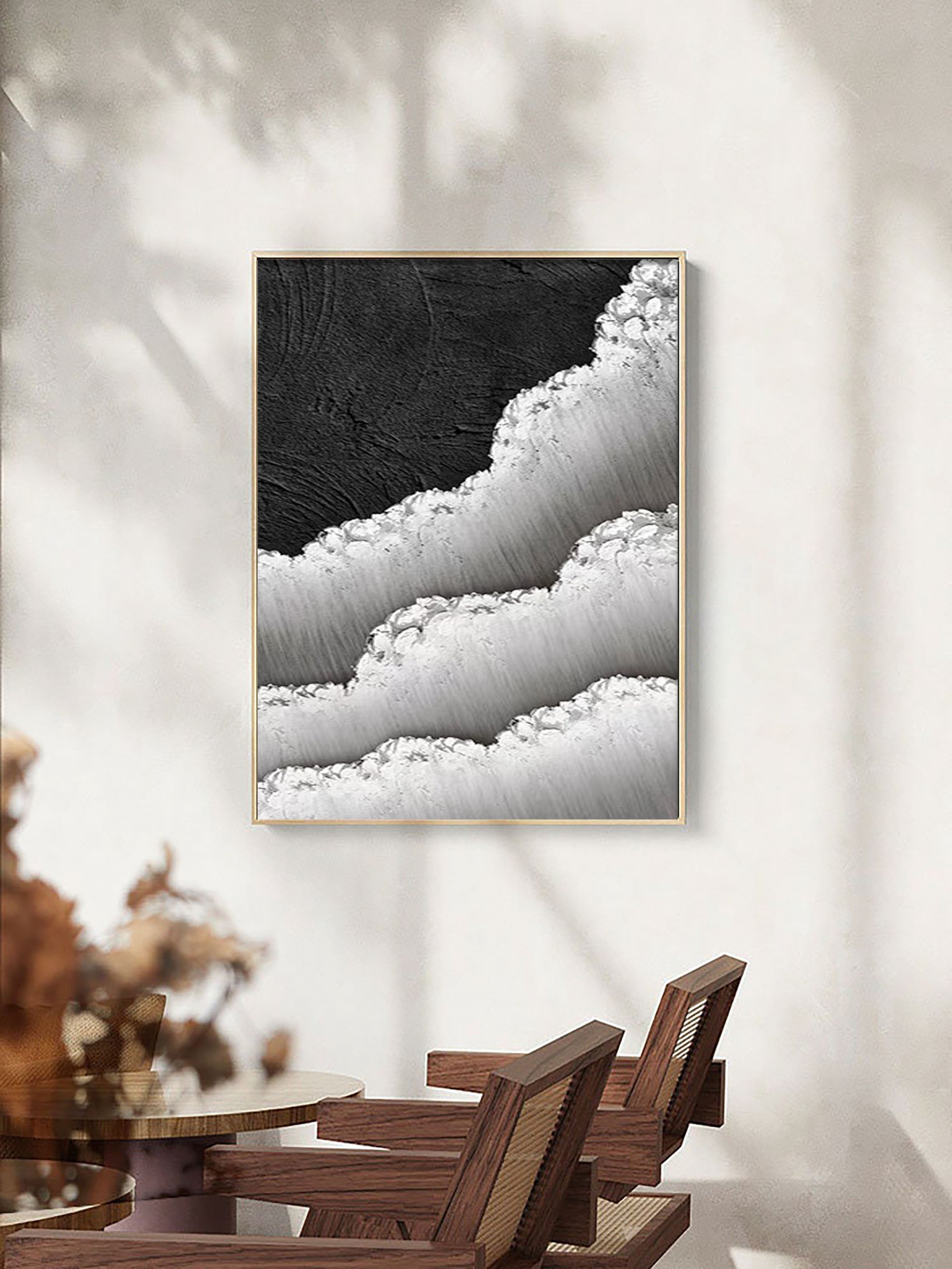Beige & Brown Abstract #BB021
