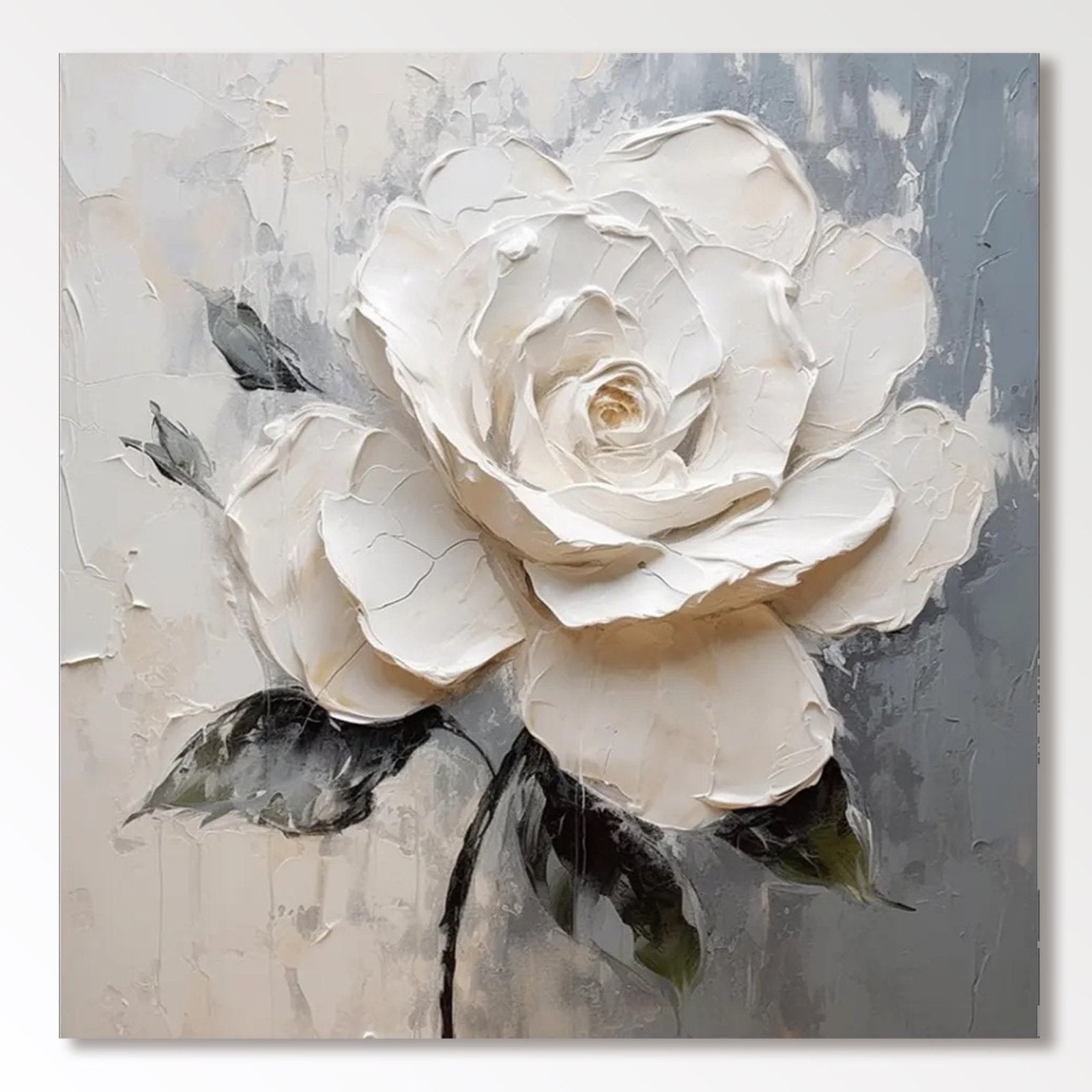 Plaster Painting "Blanco Presente”