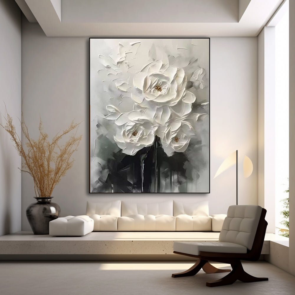 Plaster Painting "Éclat Solitair”
