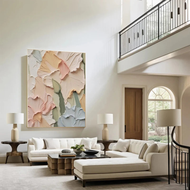 Plaster Painting "Élise Ivoire”