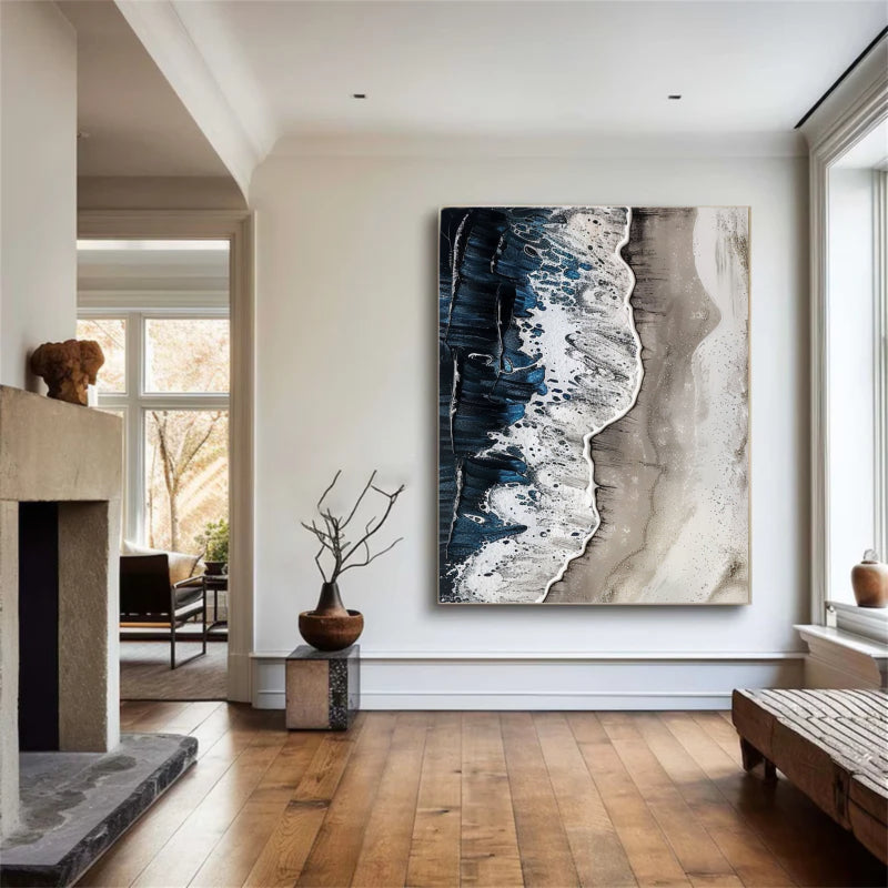 Plaster Painting "Eternal Waves"