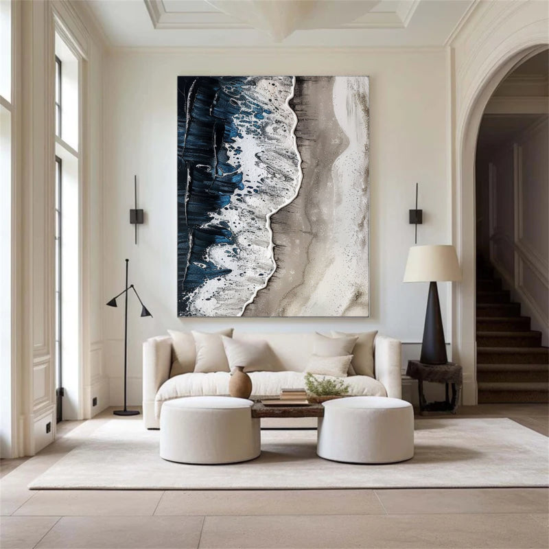 Plaster Painting "Eternal Waves"