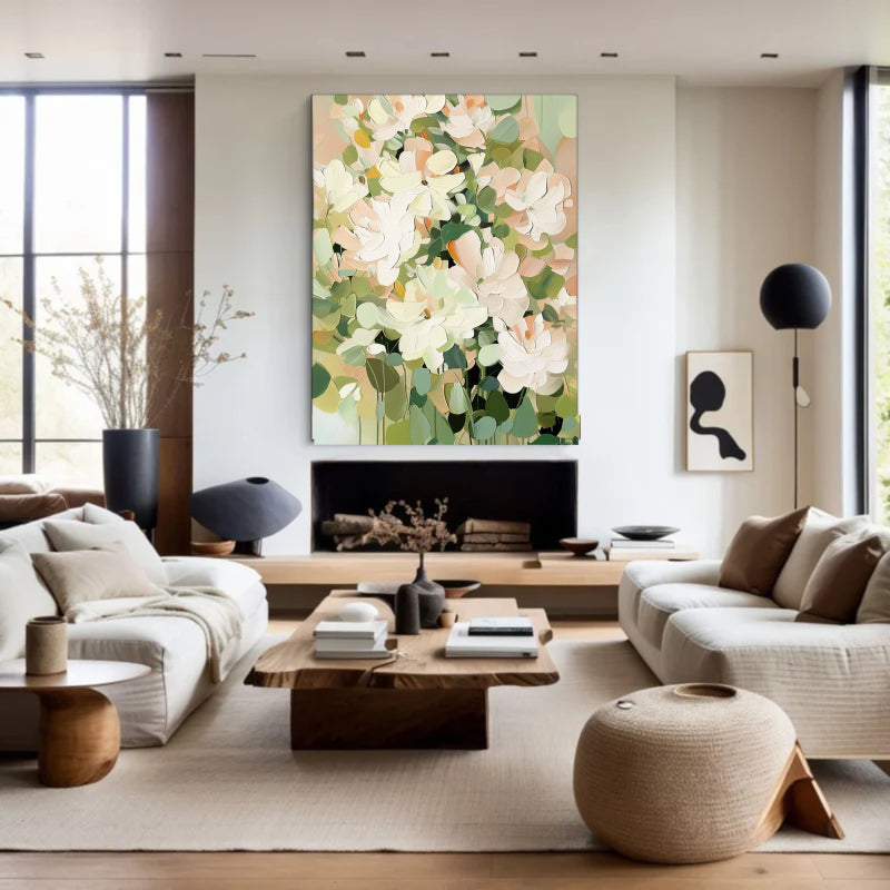 Plaster Painting "Jardin de Douceur"