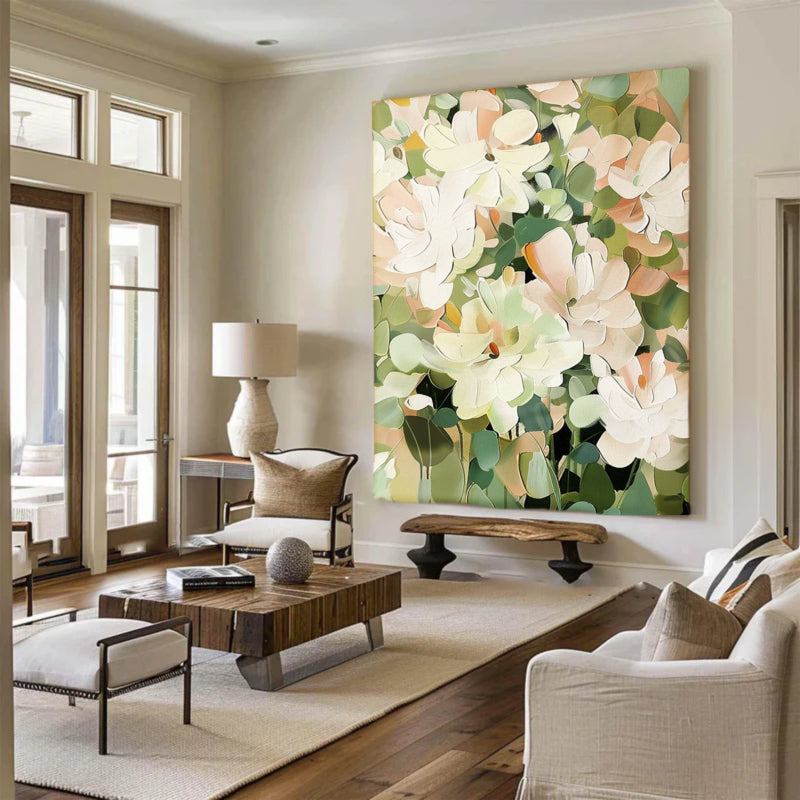 Plaster Painting "Jardin de Douceur"