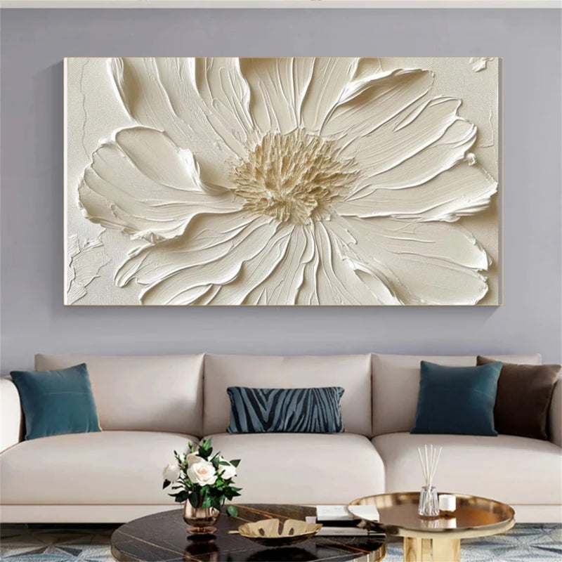 Plaster Painting "Pétalo Eterno”