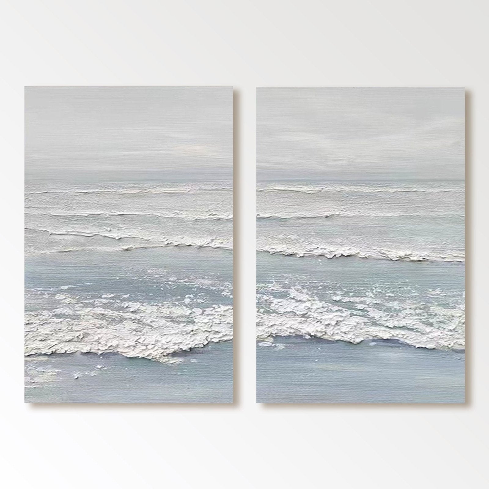 Plaster Painting  "Serene Horizon"