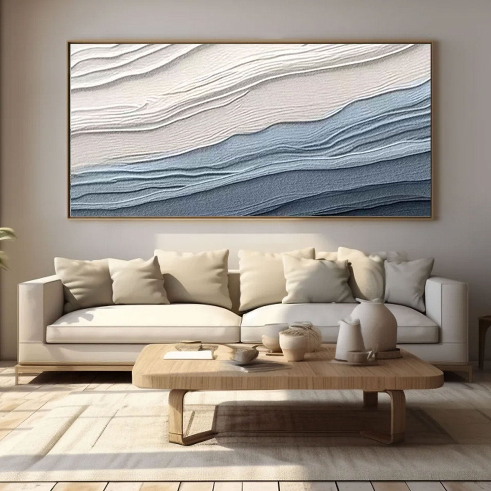 Abstract Painting "Serenity Waves"