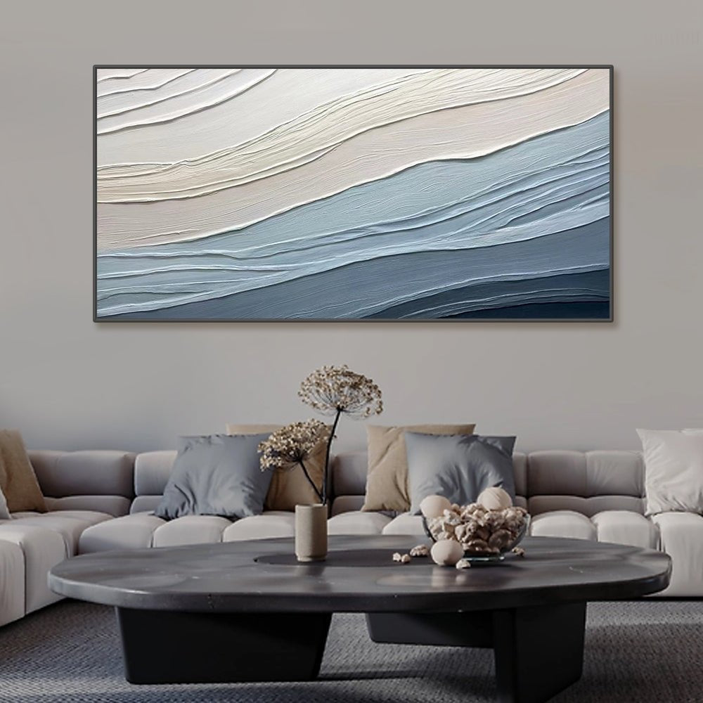 Abstract Painting "Serenity Waves"