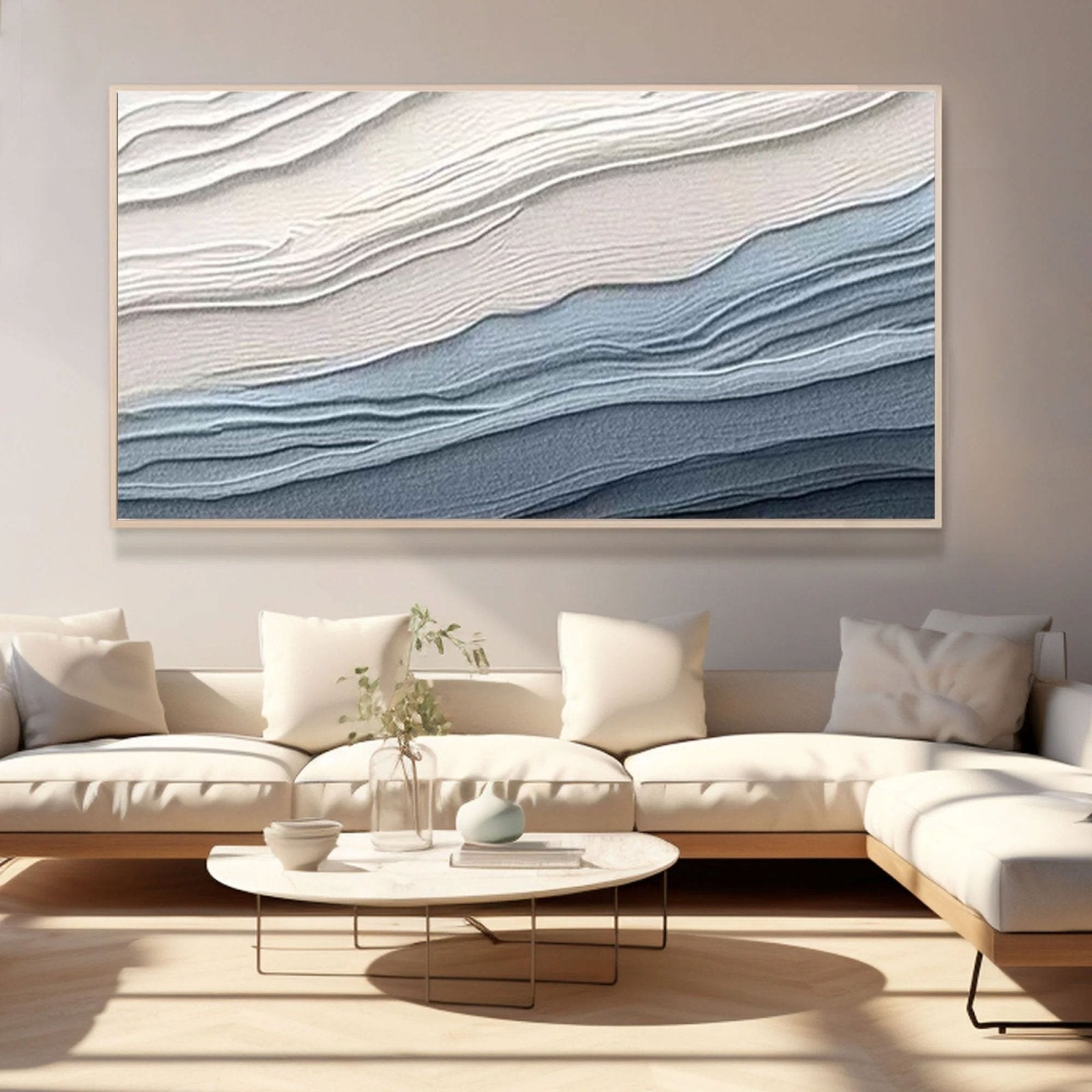 Abstract Painting "Serenity Waves"