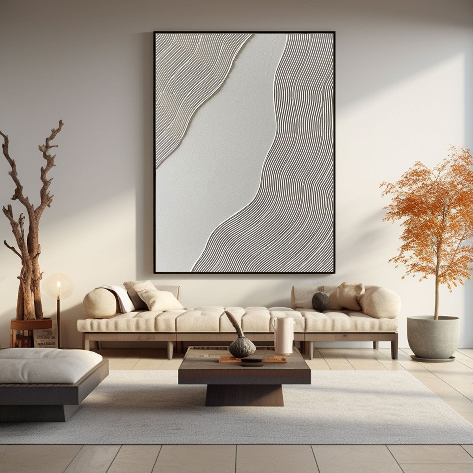 Plaster Painting "Streamline"