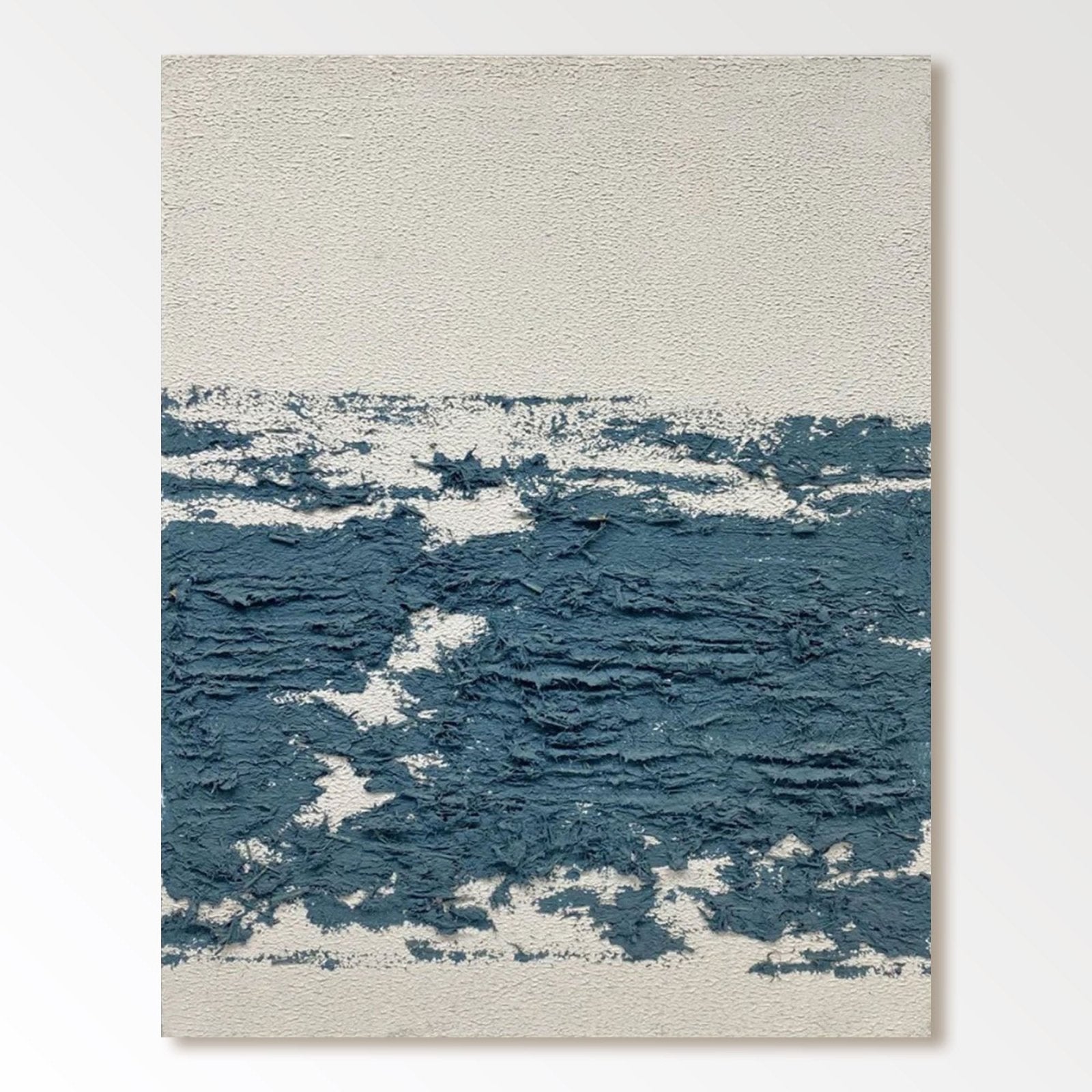 Plaster Textured Painting "Oceanic"
