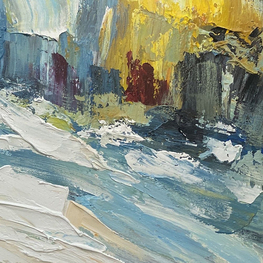 Plaster Wall Art "Waves of Passion"