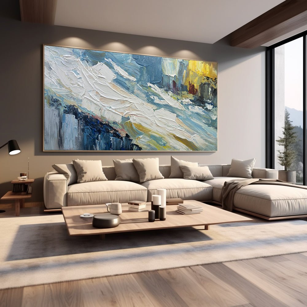 Plaster Wall Art "Waves of Passion"