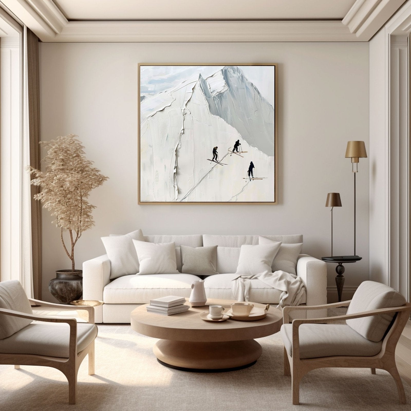 Textured Painting "Ascending Together"