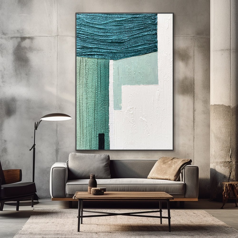 Textured Painting "Celestial Serenity"