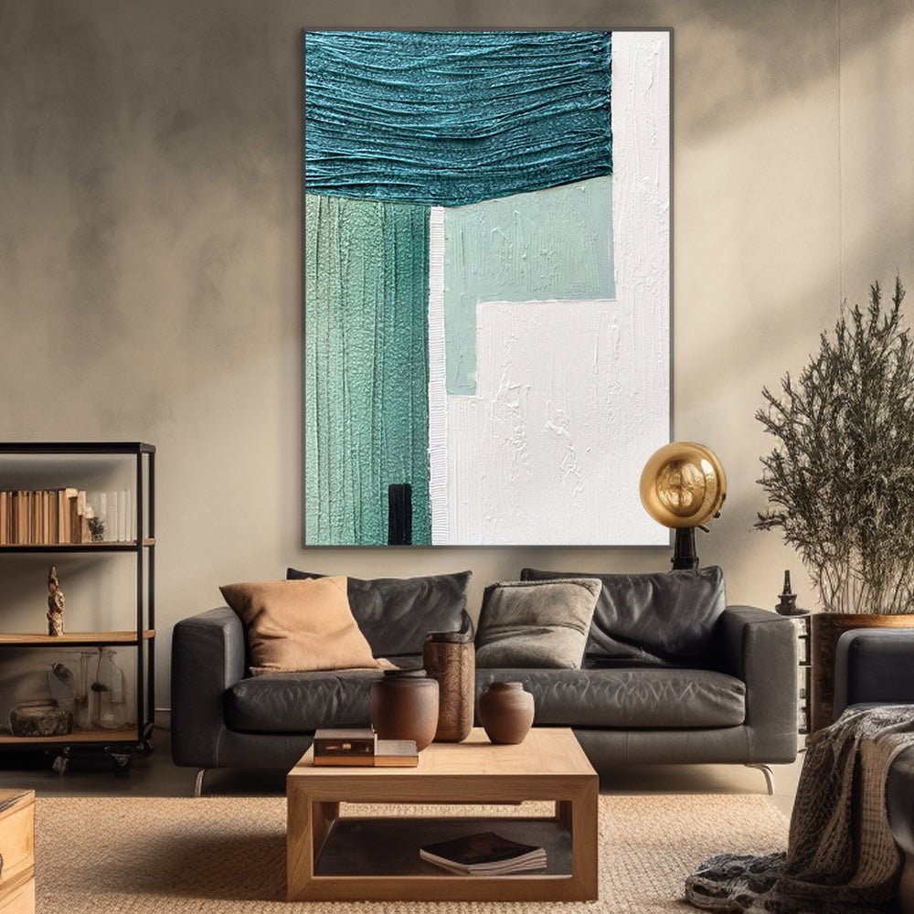 Textured Painting "Celestial Serenity"