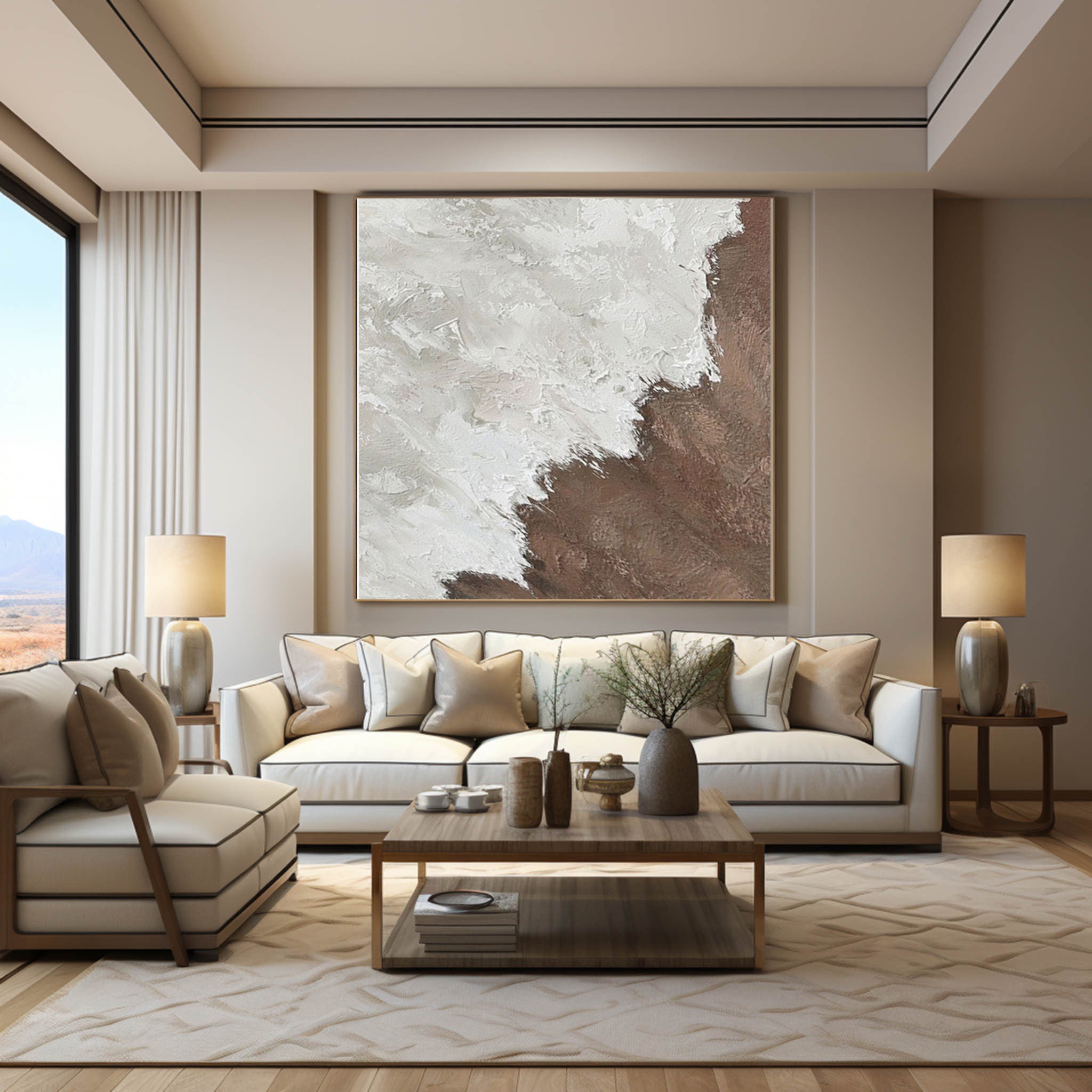 Textured Painting "Umber"