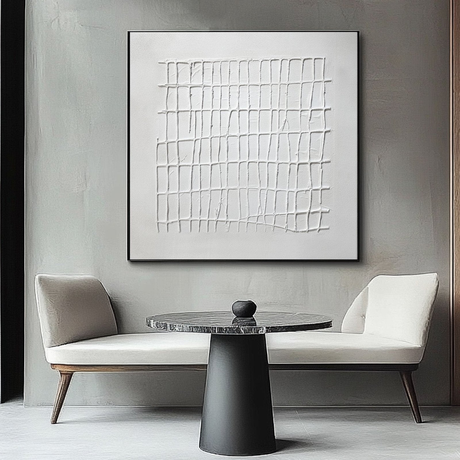Wabi Sabi Painting "Interwoven Silence”
