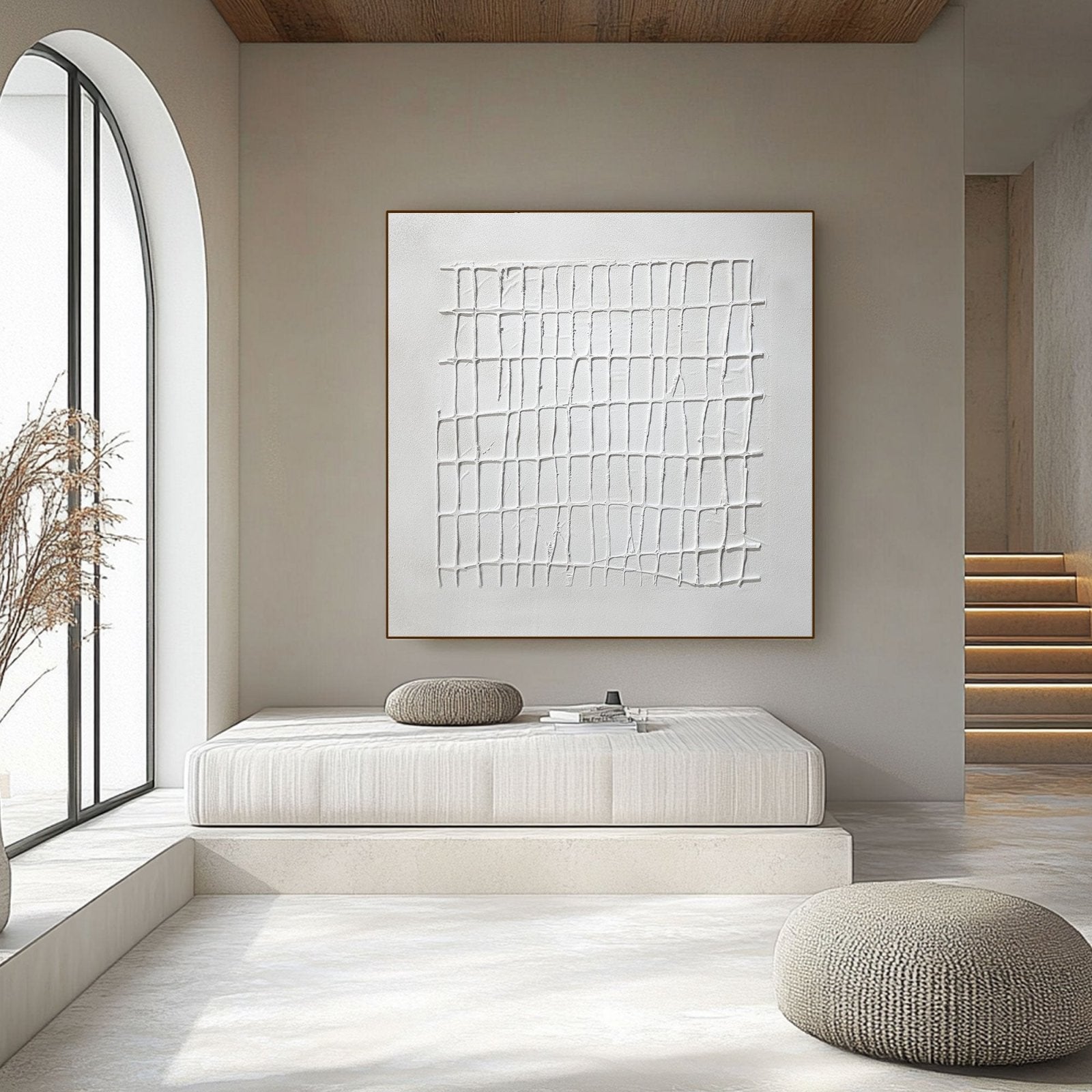 Wabi Sabi Painting "Interwoven Silence”