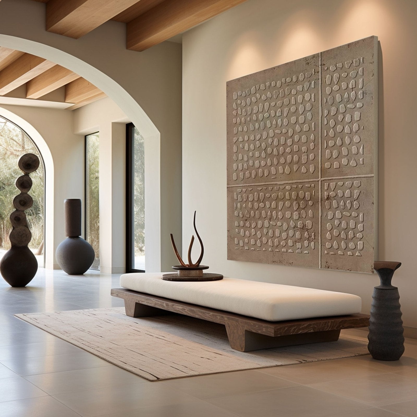 Wabi Sabi Painting "Elysian"
