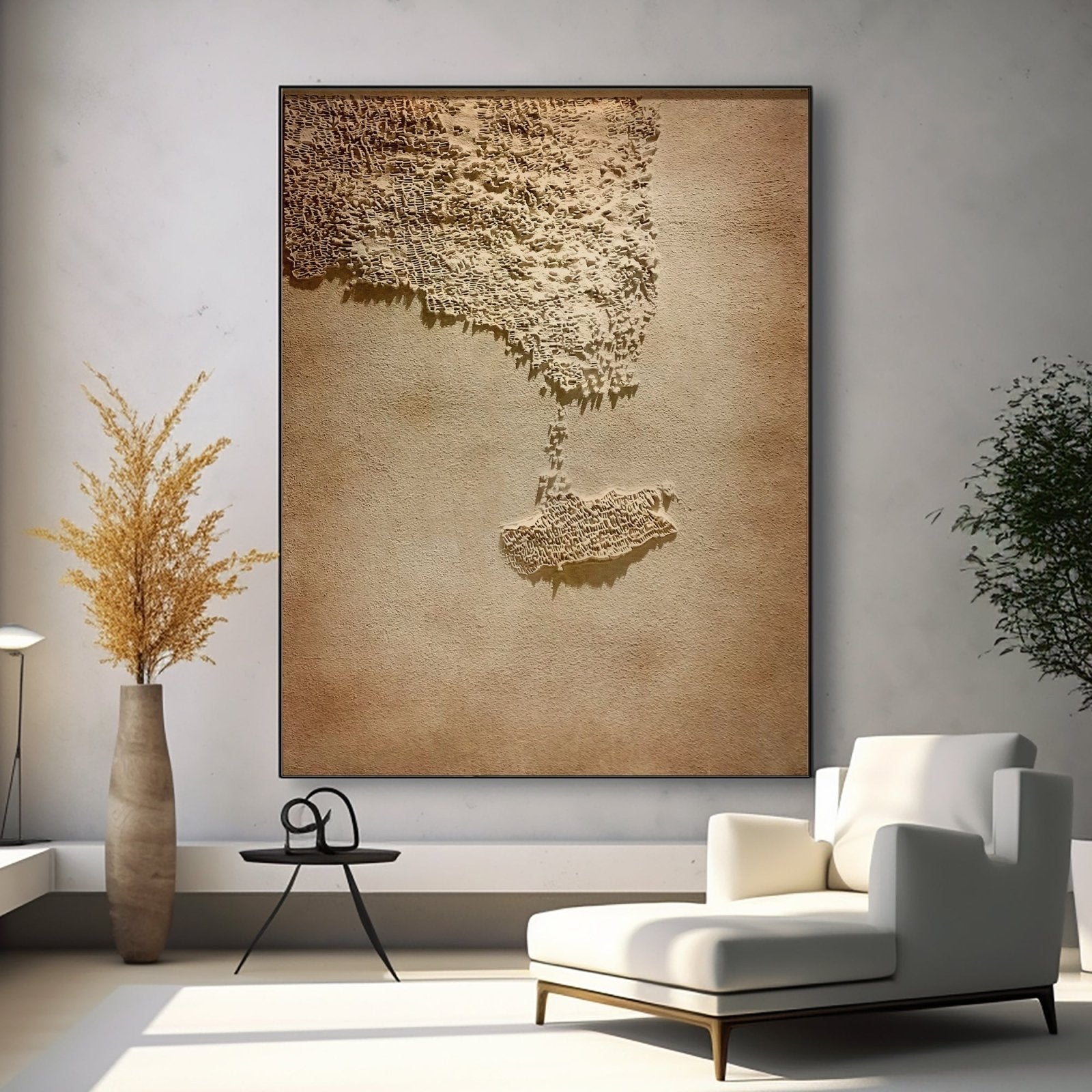 Wabi Sabi Painting "Ombre Évanescente“