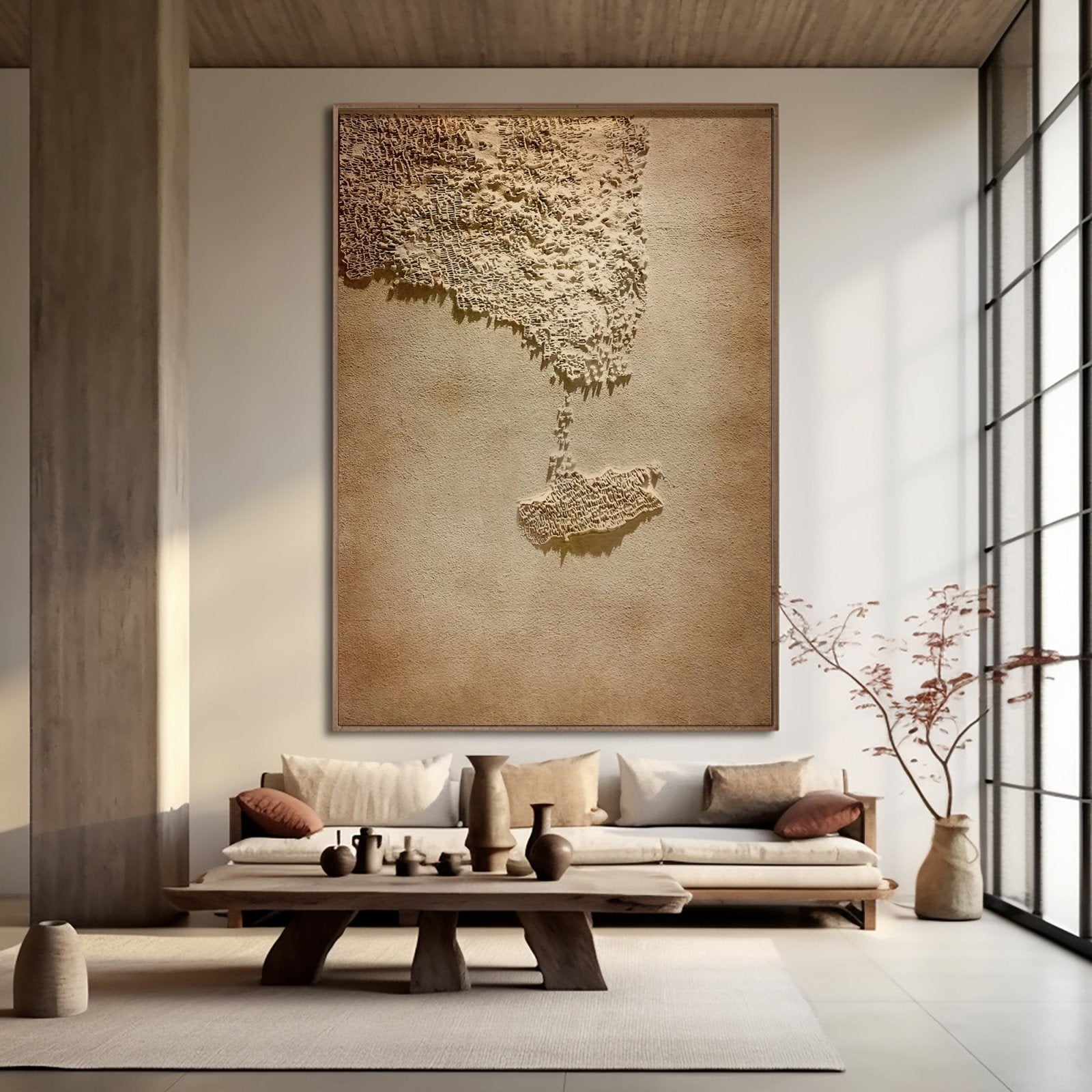 Wabi Sabi Painting "Ombre Évanescente“