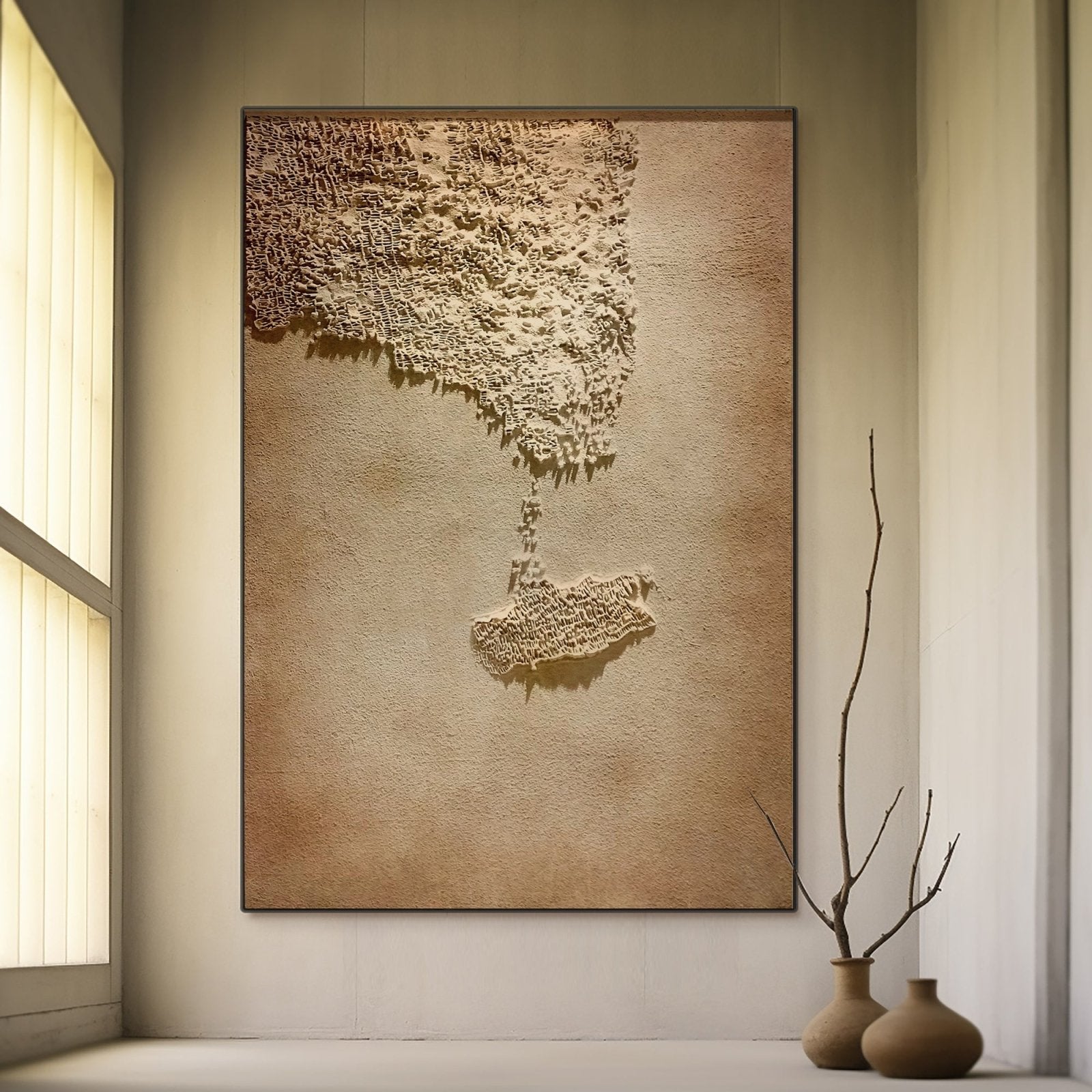 Wabi Sabi Painting "Ombre Évanescente“