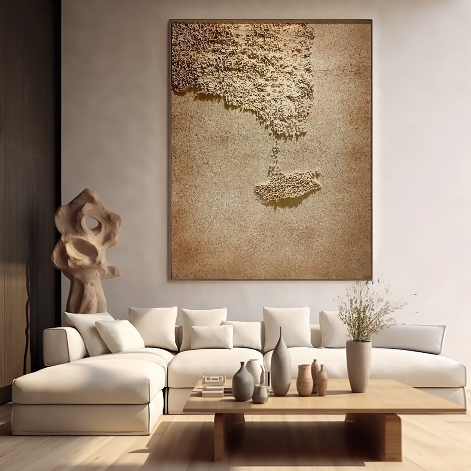 Wabi Sabi Painting "Ombre Évanescente“