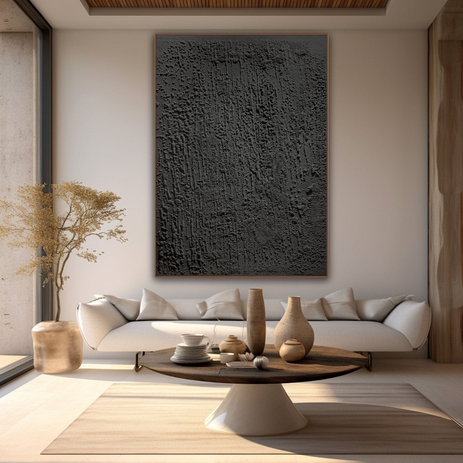 Wabi Sabi Painting "Silence Profond“