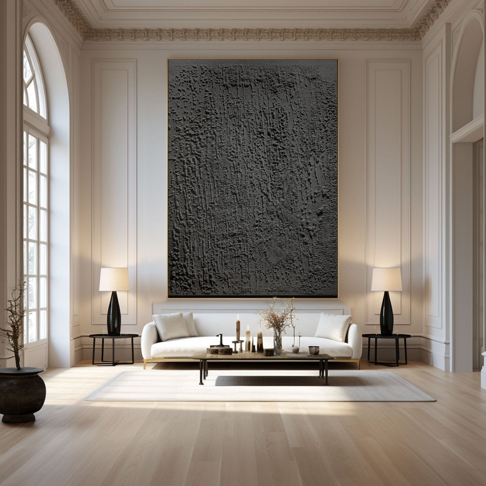 Wabi Sabi Painting "Silence Profond“