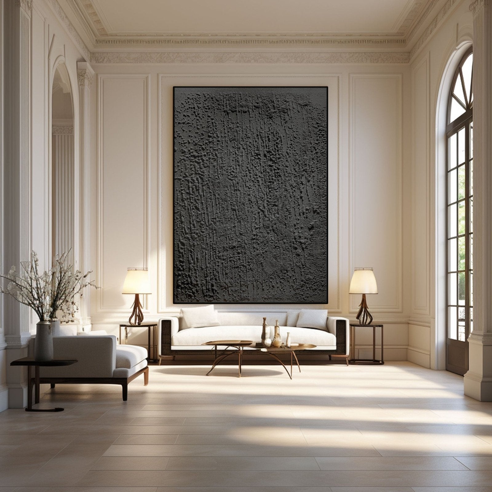 Wabi Sabi Painting "Silence Profond“