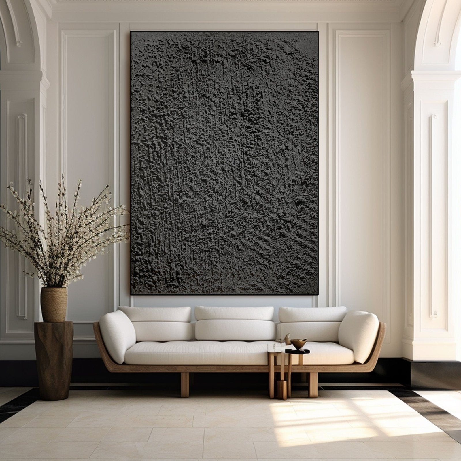 Wabi Sabi Painting "Silence Profond“