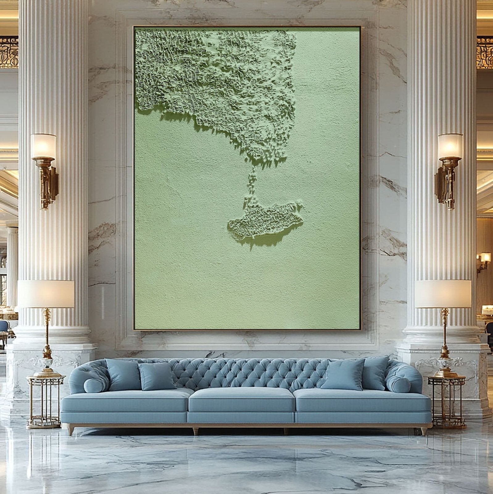 Wabi Sabi Painting "Souvenir Fragile“