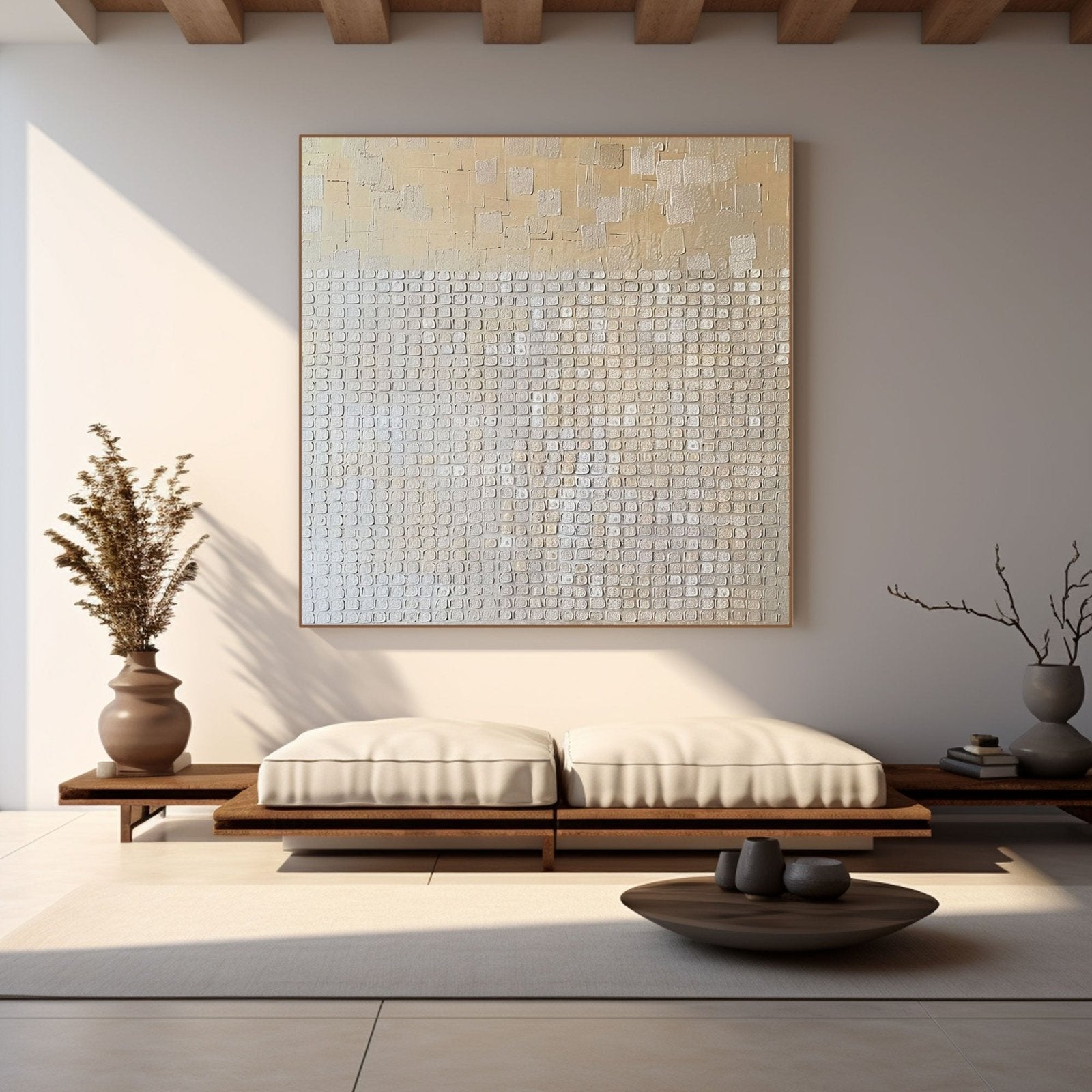 Wabi Sabi Painting "Subtle Symphony"