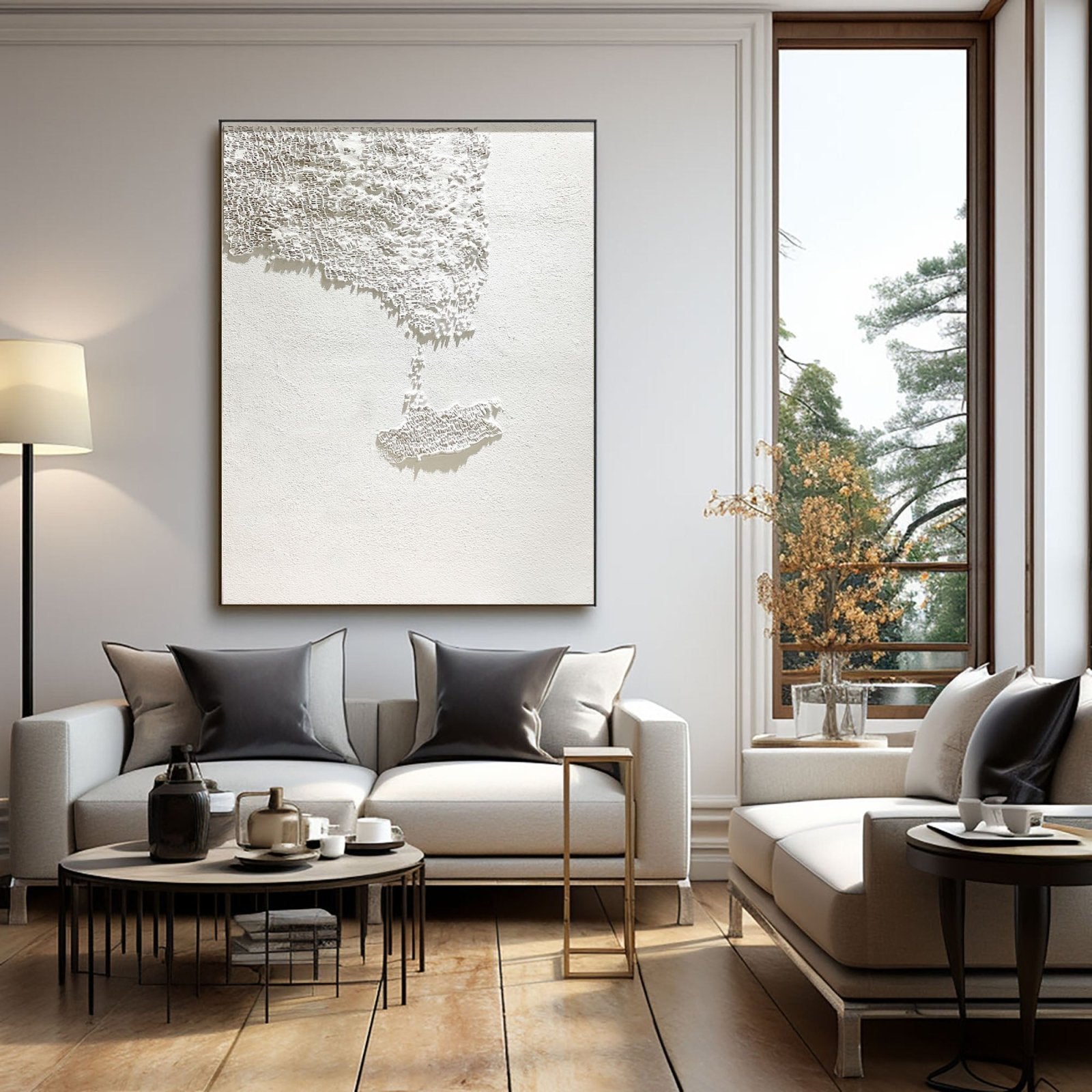 Wabi Sabi Painting "Verloren Stad“
